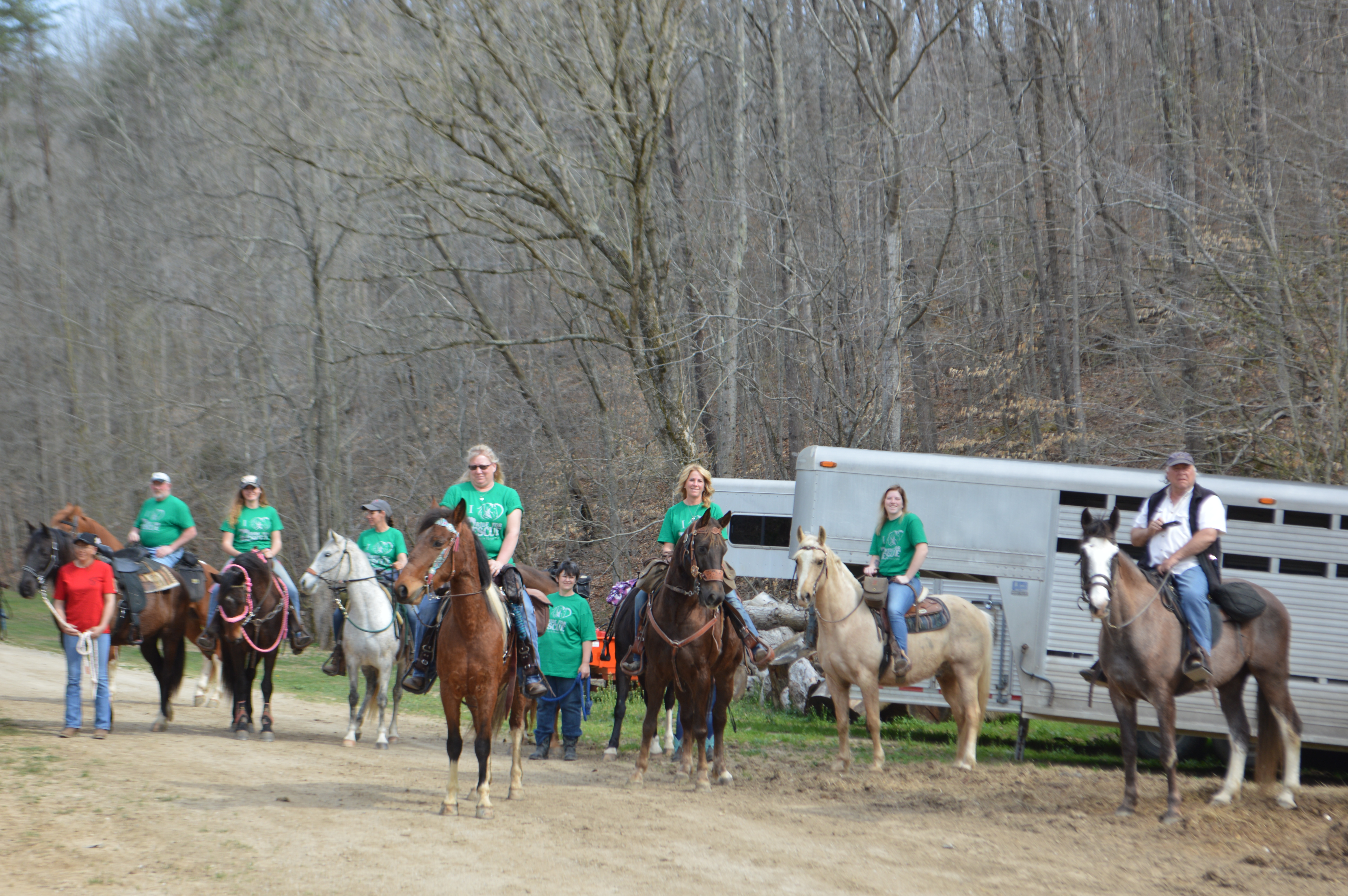 Come Ride for Rescue: Enjoying some of the best horse back riding trails on the East Coast in Ohio April 18th to April 21st 2019 while helping adoptable horses at Heart of Phoenix!